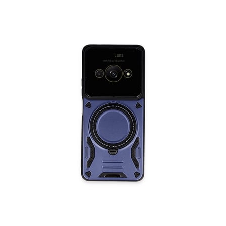 C61 Kılıf Joy Lens Standlı Kapak - Lacivert