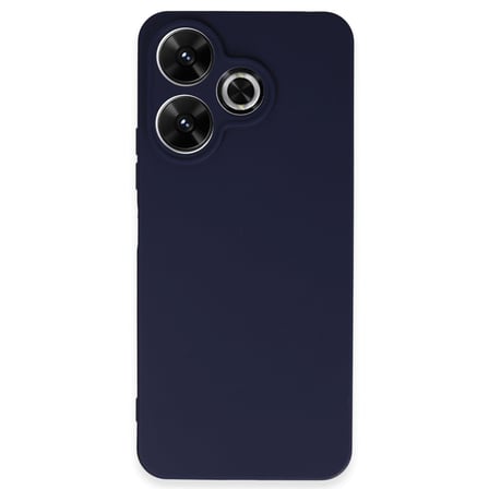 Redmi 13 4G Kılıf First Silikon - Lacivert