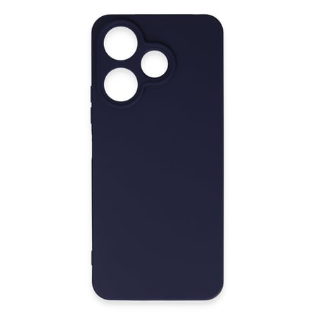 Redmi 13 4G Kılıf First Silikon - Lacivert