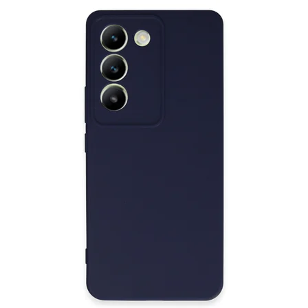 V30 Lite 4G Kılıf First Silikon - Lacivert