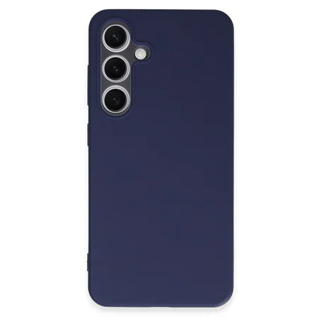 Galaxy S24 Kılıf First Silikon - Lacivert