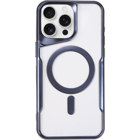 iPhone 15 Pro Kılıf Boyi Magsafe Silikon Kapak - Lacivert