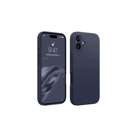 iPhone 16 Plus Kılıf First Silikon - Lacivert
