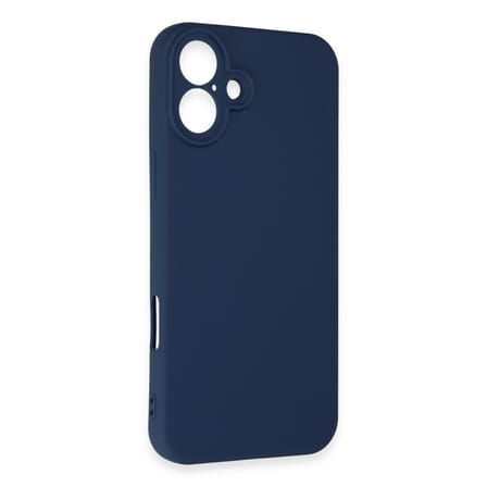iPhone 16 Plus Kılıf First Silikon - Lacivert