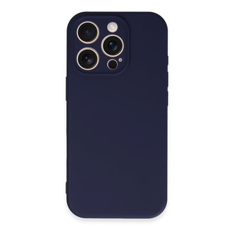 iPhone 16 Pro Kılıf First Silikon - Lacivert