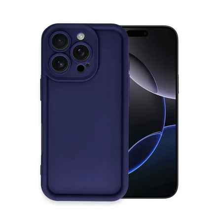 iPhone 16 Pro Max Kılıf Viera Silikon - Lacivert