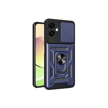 Galaxy A06 Kılıf Pars Lens Yüzüklü Silikon - Lacivert