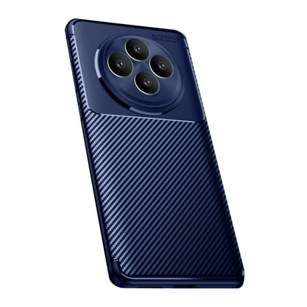 Reno 11 FS Kılıf Auto Focus Karbon Kapak - Lacivert