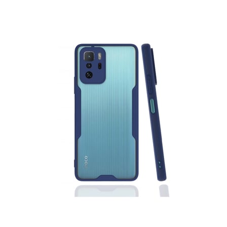Poco X3 GT Kılıf Platin Silikon - Lacivert