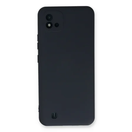 Realme C11 2021 Kılıf Nano içi Kadife Silikon - Lacivert