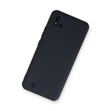 Realme C11 2021 Kılıf Nano içi Kadife Silikon - Lacivert