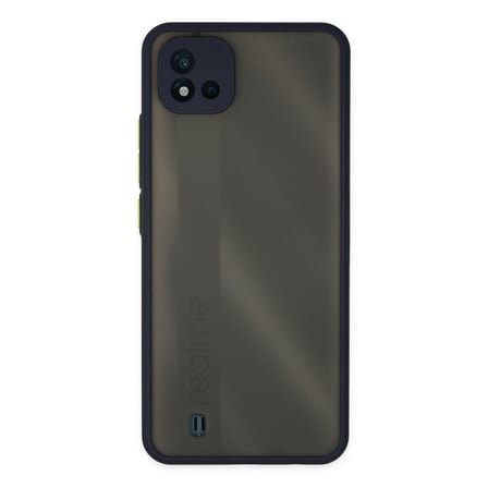 Realme C11 2021 Kılıf Montreal Silikon Kapak - Lacivert