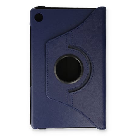 M10 HD X306F Kılıf 360 Tablet Deri Kılıf - Lacivert