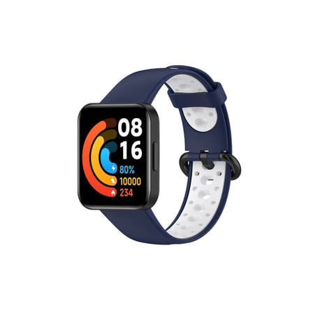 Redmi Watch 2 Spor Delikli Kordon - Lacivert-Beyaz