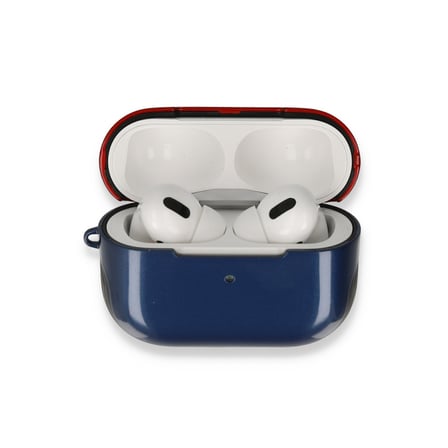 Airpods 3 (3.nesil) 3in1 Kılıf - Lacivert-Kırmızı