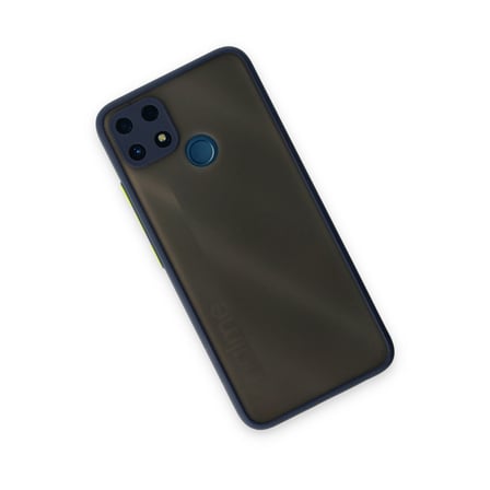 Erdo Ticaret Realme C25 Silikon Kılıf Lacivert Arka Kılıf