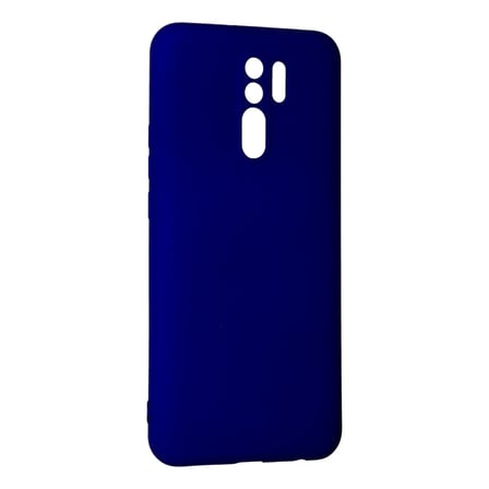Redmi 9 Kılıf Nano içi Kadife Silikon - Lacivert