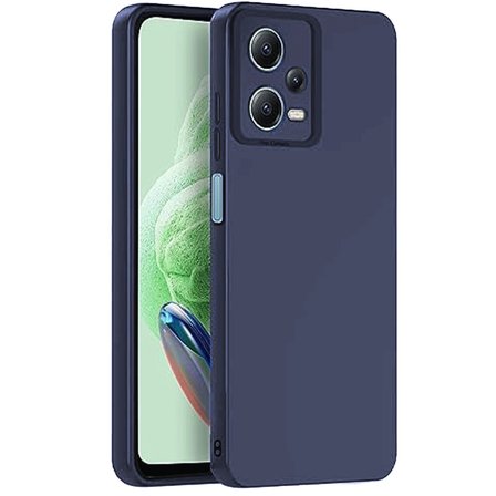 Redmi Note 12 Pro 5G Kılıf Nano içi Kadife Silikon - Lacivert