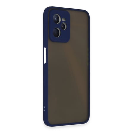 Realme C35 Kılıf Montreal Silikon Kapak - Lacivert