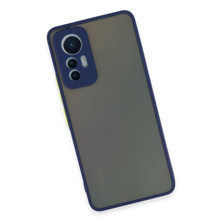 Mi 12 Lite Kılıf Montreal Silikon Kapak - Lacivert