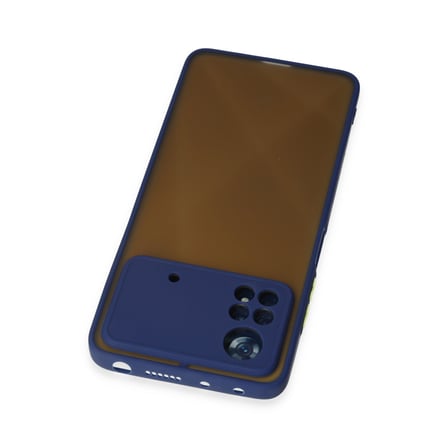 Poco X4 Pro 5G Kılıf Montreal Silikon Kapak - Lacivert