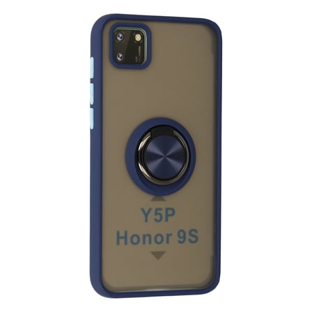 Y5P Kılıf Montreal Yüzüklü Silikon Kapak - Lacivert