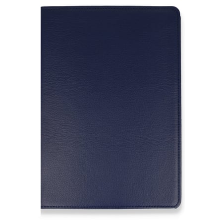 Erdo Ticaret Galaxy Tab E 9.7 Tablet Kılıfı Lacivert Suni Deri 360