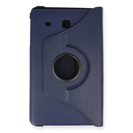 Galaxy T560 Tab E 9.7 Kılıf 360 Tablet Deri Kılıf - Lacivert