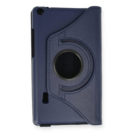MediaPad T3 7 Kılıf 360 Tablet Deri Kılıf - Lacivert