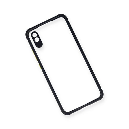 Redmi 9A Kılıf Miami Şeffaf Silikon - Lacivert