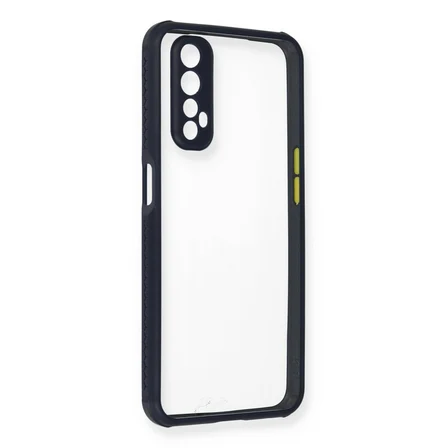 Erdo Ticaret Realme 7 Kılıf Silikon Lacivert Arka Kılıf