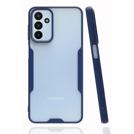 Galaxy M23 Kılıf Platin Silikon - Lacivert
