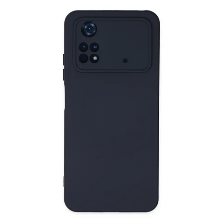 M4 Pro 4G Kılıf Nano içi Kadife Silikon - Lacivert