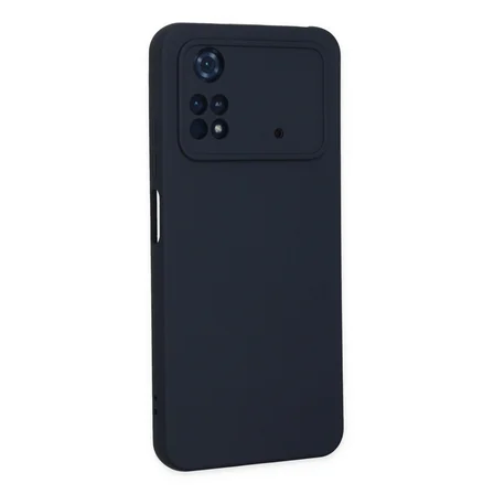 M4 Pro 4G Kılıf Nano içi Kadife Silikon - Lacivert