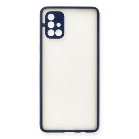 Galaxy A71 Kılıf Montreal Silikon Kapak - Lacivert