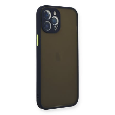 iPhone 12 Pro Kılıf Montreal Silikon Kapak - Lacivert