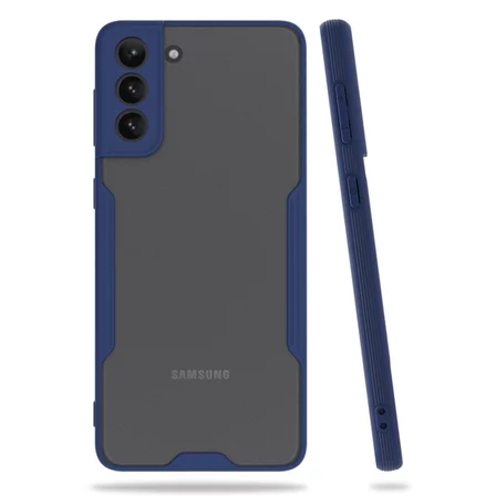 Galaxy S21 Plus Kılıf Platin Silikon - Lacivert
