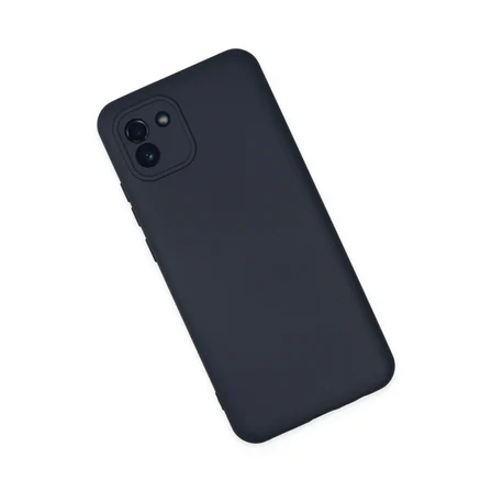 Galaxy A03 Kılıf Nano içi Kadife Silikon - Lacivert