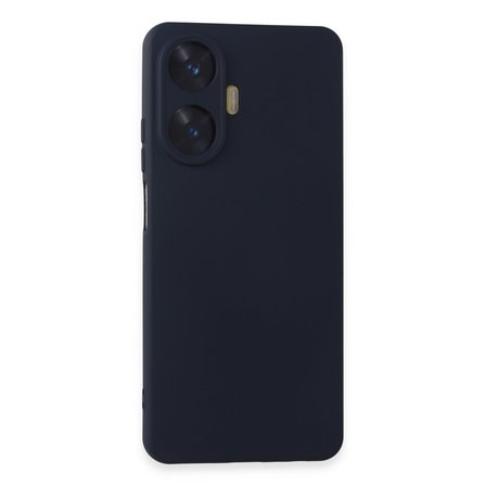 Realme C55 Kılıf Nano içi Kadife Silikon - Lacivert