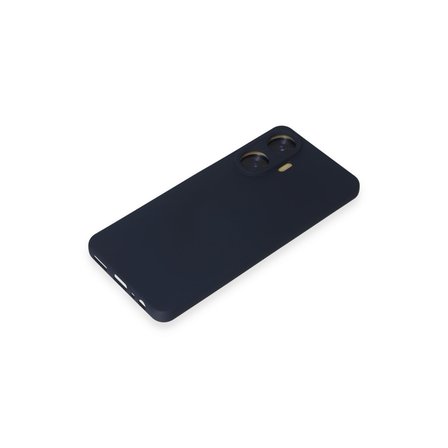Realme C55 Kılıf Nano içi Kadife Silikon - Lacivert