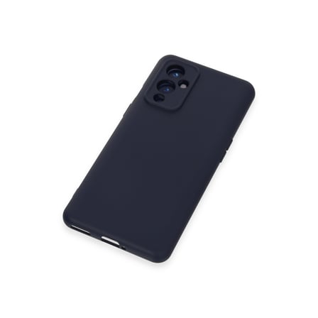 One Plus 9 Kılıf Nano içi Kadife Silikon - Lacivert