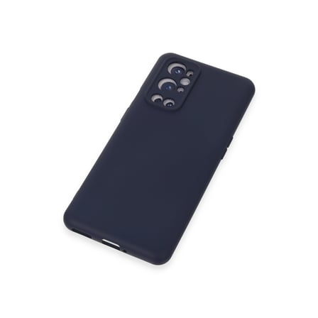 One Plus 9 Pro Kılıf Nano içi Kadife Silikon - Lacivert