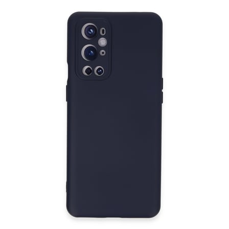 One Plus 9 Pro Kılıf Nano içi Kadife Silikon - Lacivert