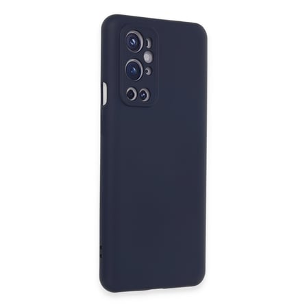 One Plus 9 Pro Kılıf Nano içi Kadife Silikon - Lacivert