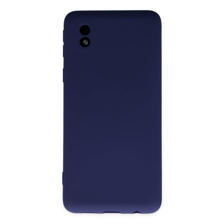 Galaxy A01 Core Kılıf Nano içi Kadife Silikon - Lacivert