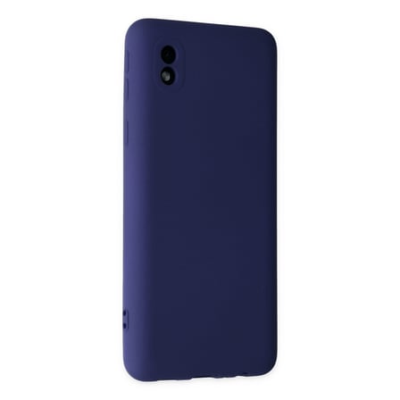Galaxy A01 Core Kılıf Nano içi Kadife Silikon - Lacivert
