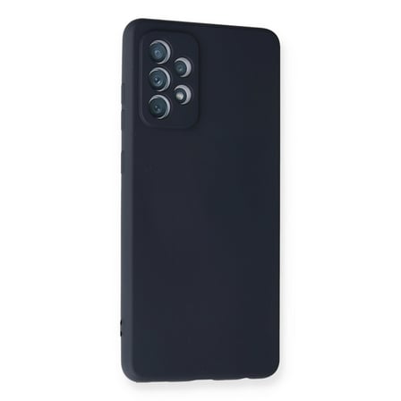 Galaxy A72 Kılıf Nano içi Kadife Silikon - Lacivert