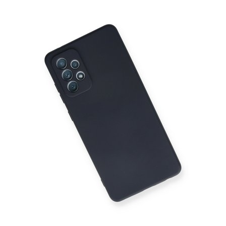 Galaxy A72 Kılıf Nano içi Kadife Silikon - Lacivert