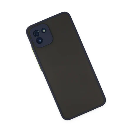 Galaxy A03 Kılıf Montreal Silikon Kapak - Lacivert
