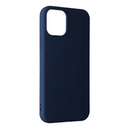 iPhone 11 Pro Max Kılıf Nano içi Kadife Silikon - Lacivert